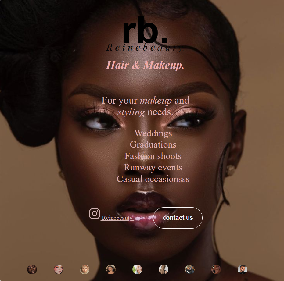 beauty website